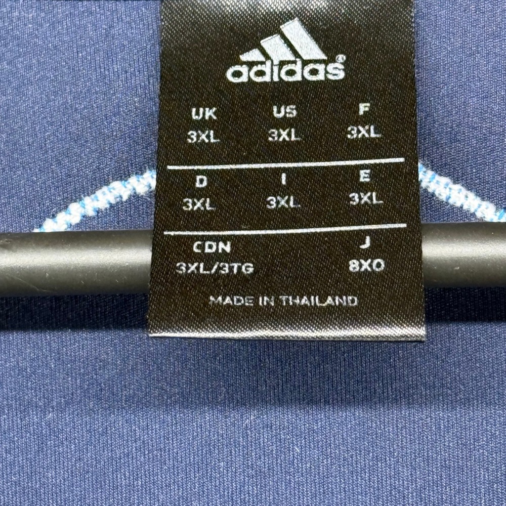 Adidas Dallas Mavericks NBA Shooting Shirt Mens 3XL Navy Blue AI1828 Long Sleeve - Picture 4 of 13